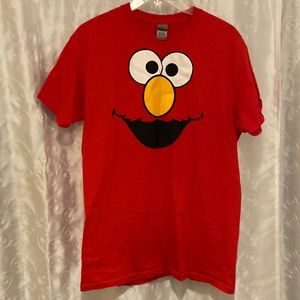 Sesame Street Elmo Face T-Shirt Adult Size Medium 🔥